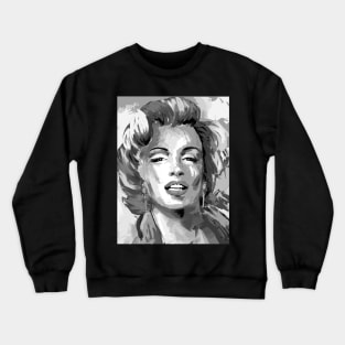 Marilyn Black and White 2 Crewneck Sweatshirt